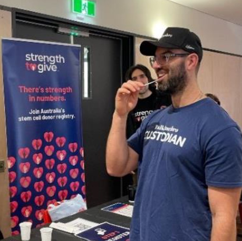 A cheek swab is all that is required to register